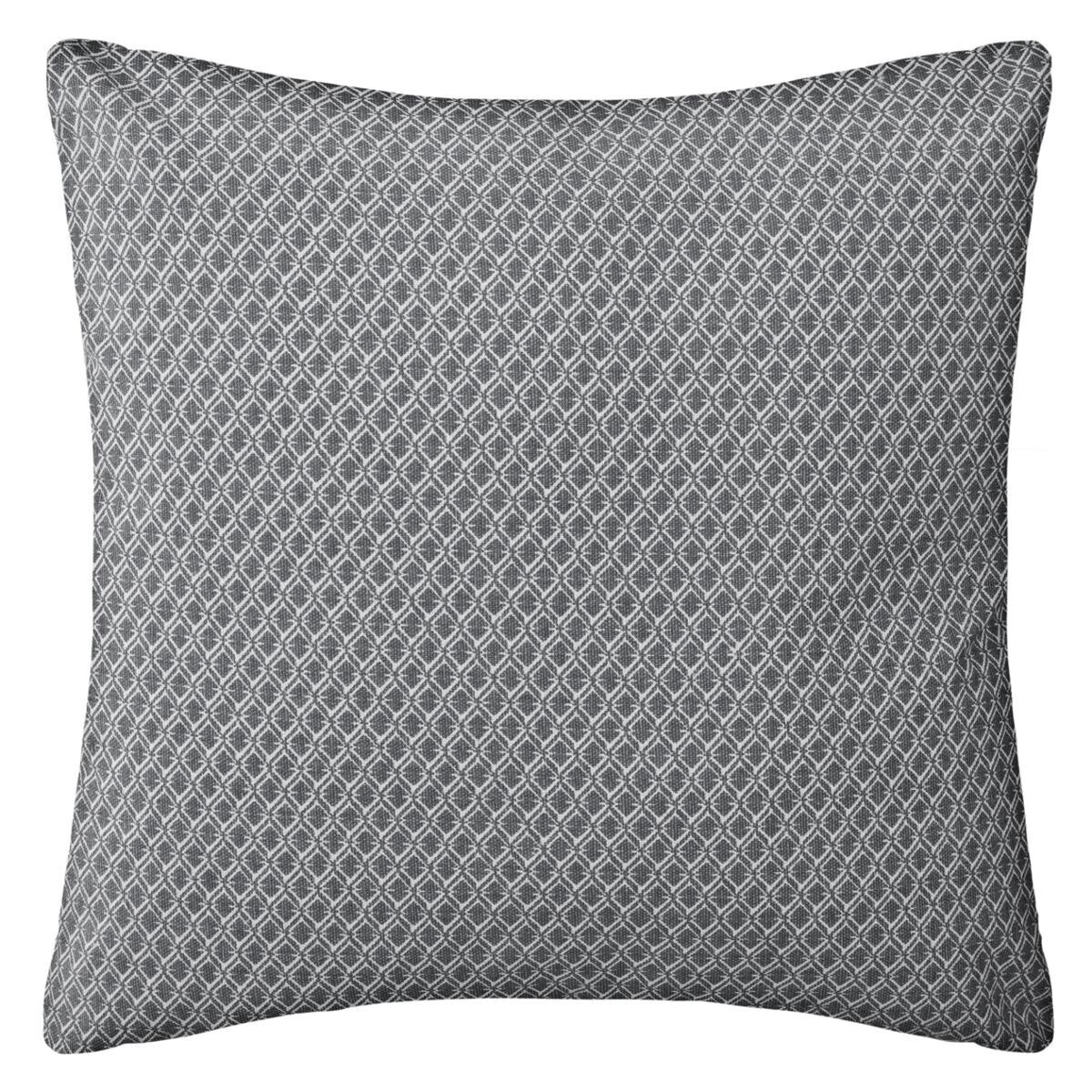 Pattern cushion "Otto" Gray, 38x38 cm