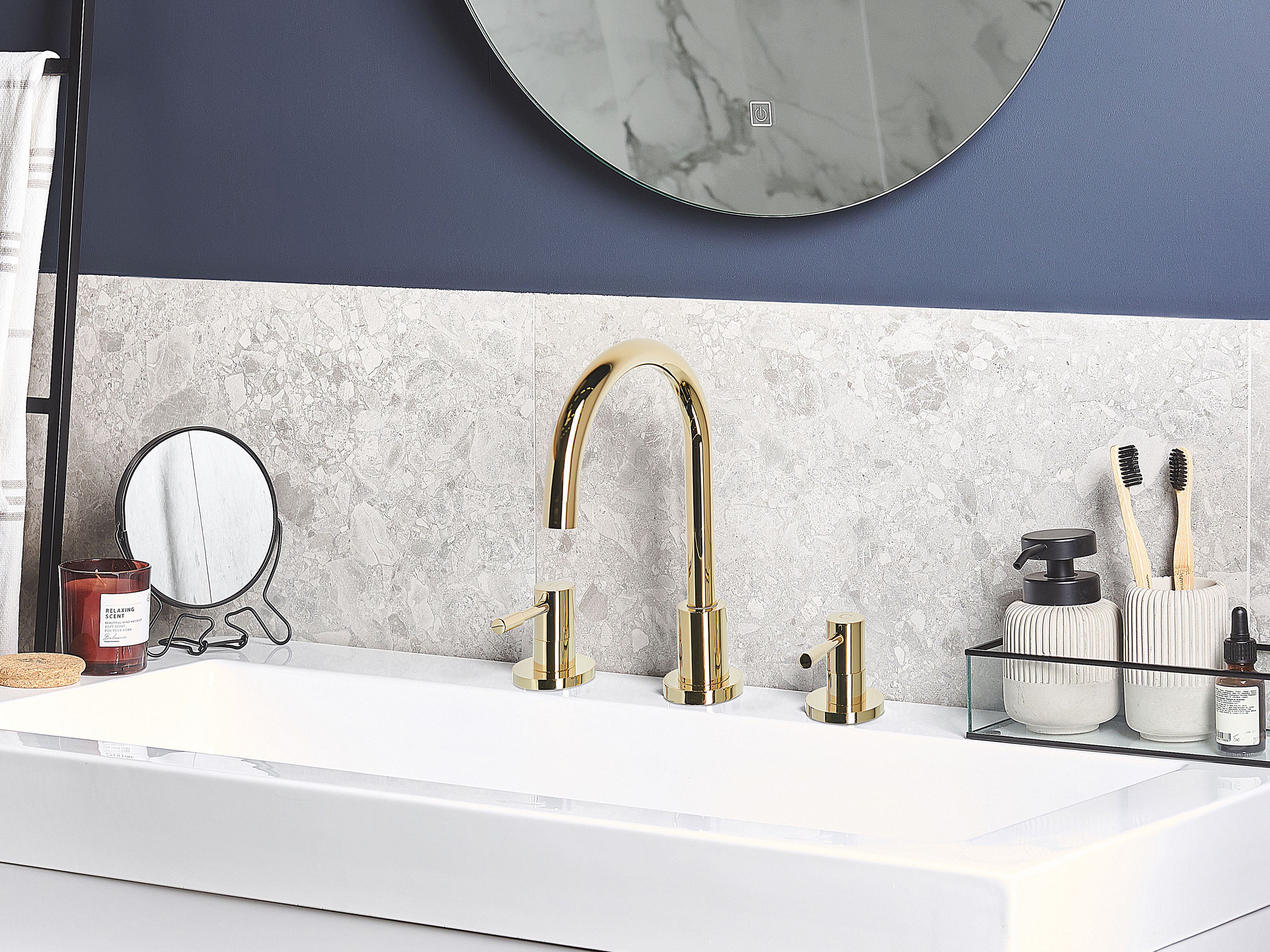 Basin Mixer Tap SIPI Brass Gold