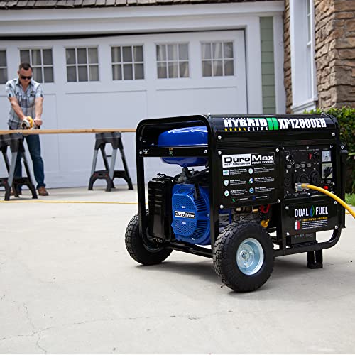 DuroMax Dual Fuel Generator 12,000W Gas/Propane, 457cc 4-Stroke - XP12000EH - Image 3 DuroMax Dual Fuel Generator 12,000W Gas/Propane, 457cc 4-Stroke - XP12000EH - Image 3