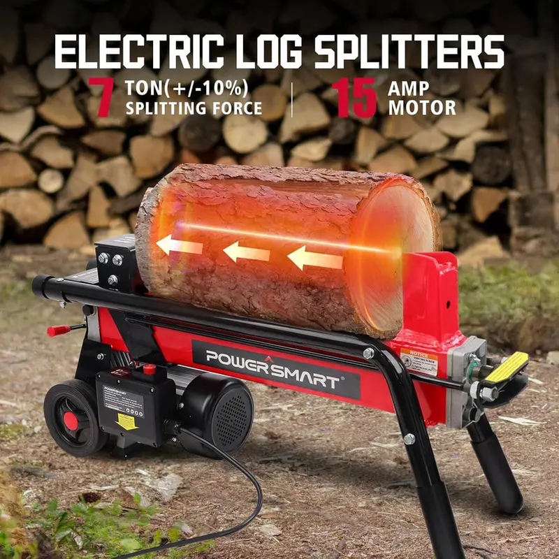 PowerSmart 7-Ton Electric Log Splitter, 15 Amp, 3500 RPM - DB6407 - Image 4 PowerSmart 7-Ton Electric Log Splitter, 15 Amp, 3500 RPM - DB6407 - Image 4