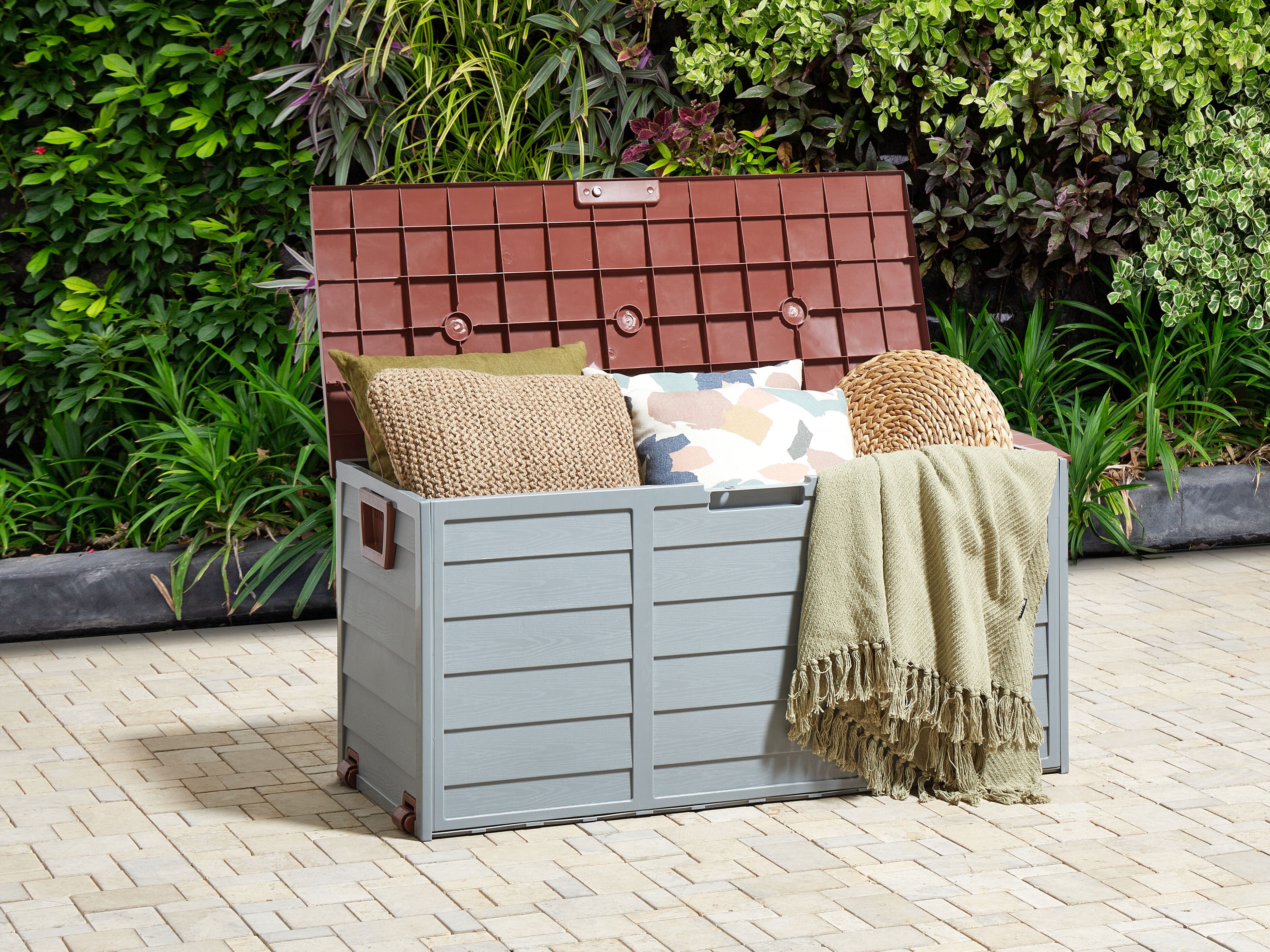 Storage Box LOCARNO 112 cm 50 cm Brown