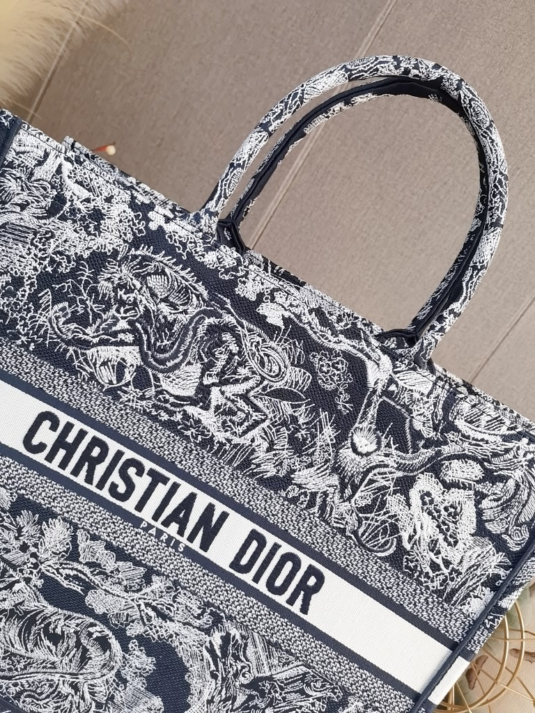 Christian Dior Large Dior Book Tote White, For Women, Women’s Handbags 16.5in/42cm CD1:1High-quality replica