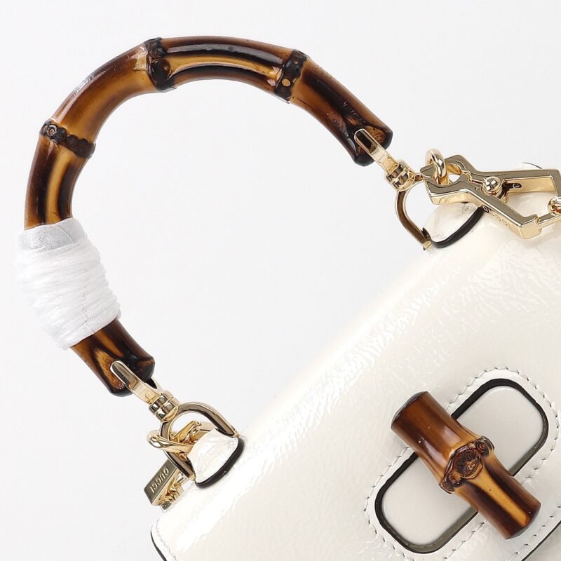 Replica Gucci Bamboo 1947 Patent White1:1High-quality replica