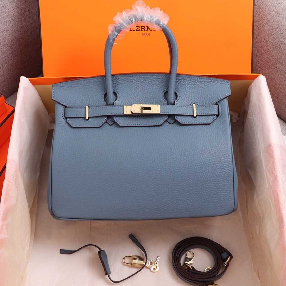 Replica Hermes Aaa-Birkin 25/30/35 Bag Black/White/Pink1:1High-quality replica