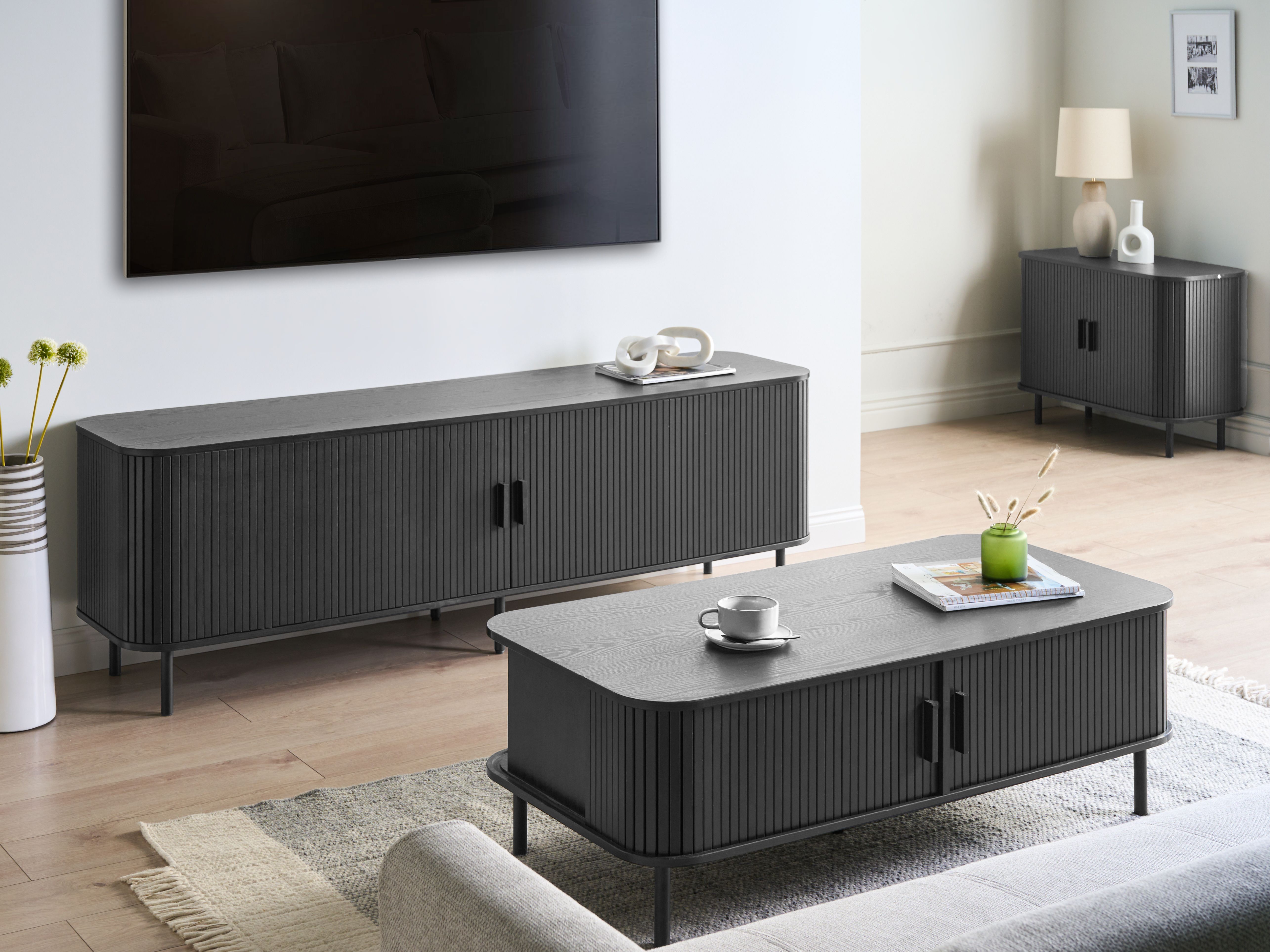 TV Stand BRADLEY Black