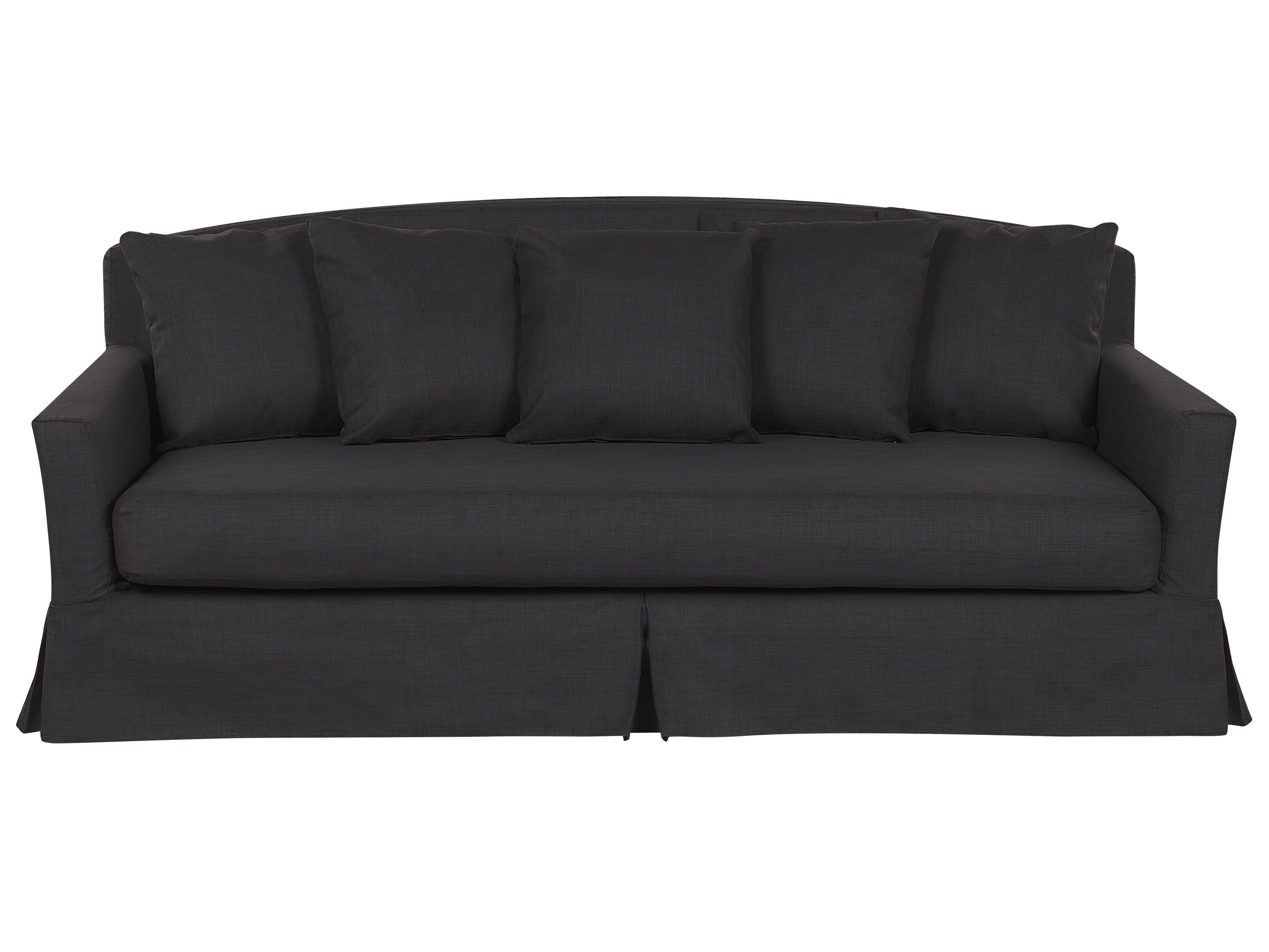 Sofa 3 Seater GILJA Fabric Black
