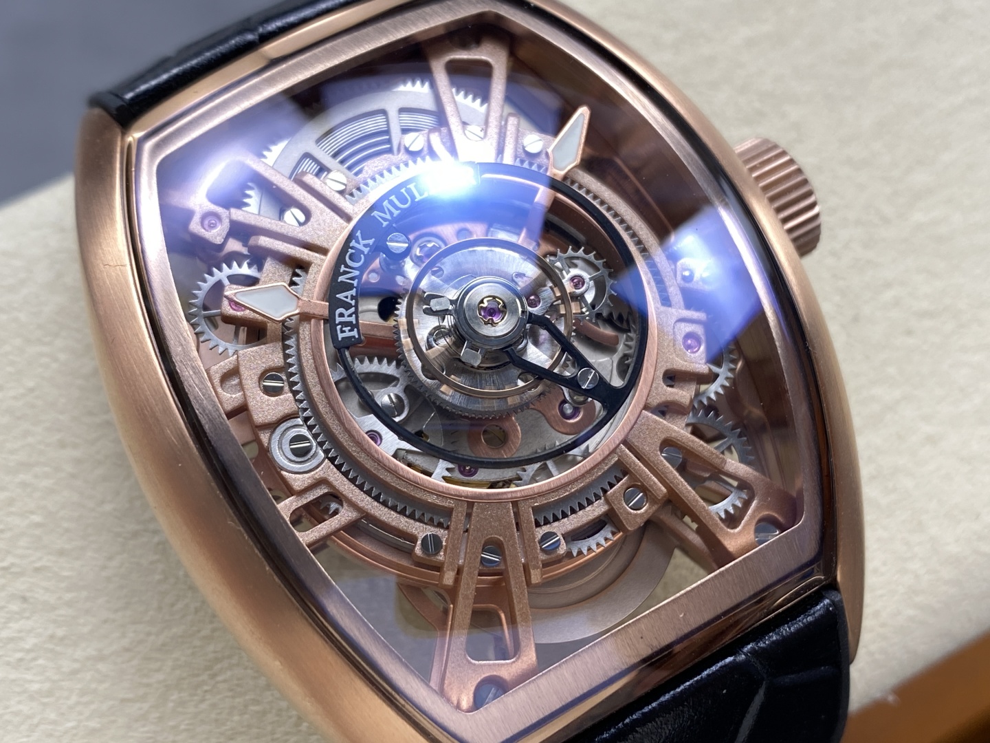 Franck Muller Curvex CX Grand Central Tourbillon Skeleton High End Watch Replicas Men s 36x53mm - Top club