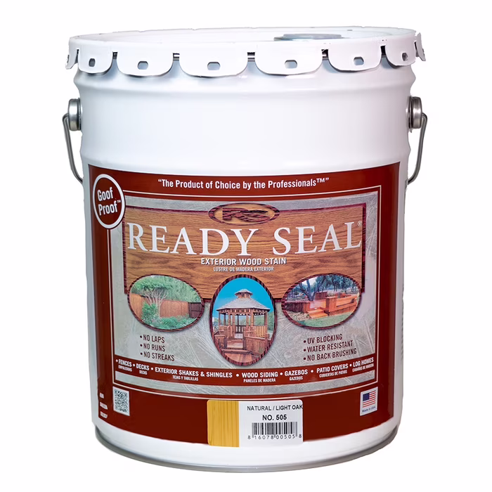 16-Pack of 5 gal Ready Seal 505 Natural (Light Oak) Exterior Stain and Sealer For Wood