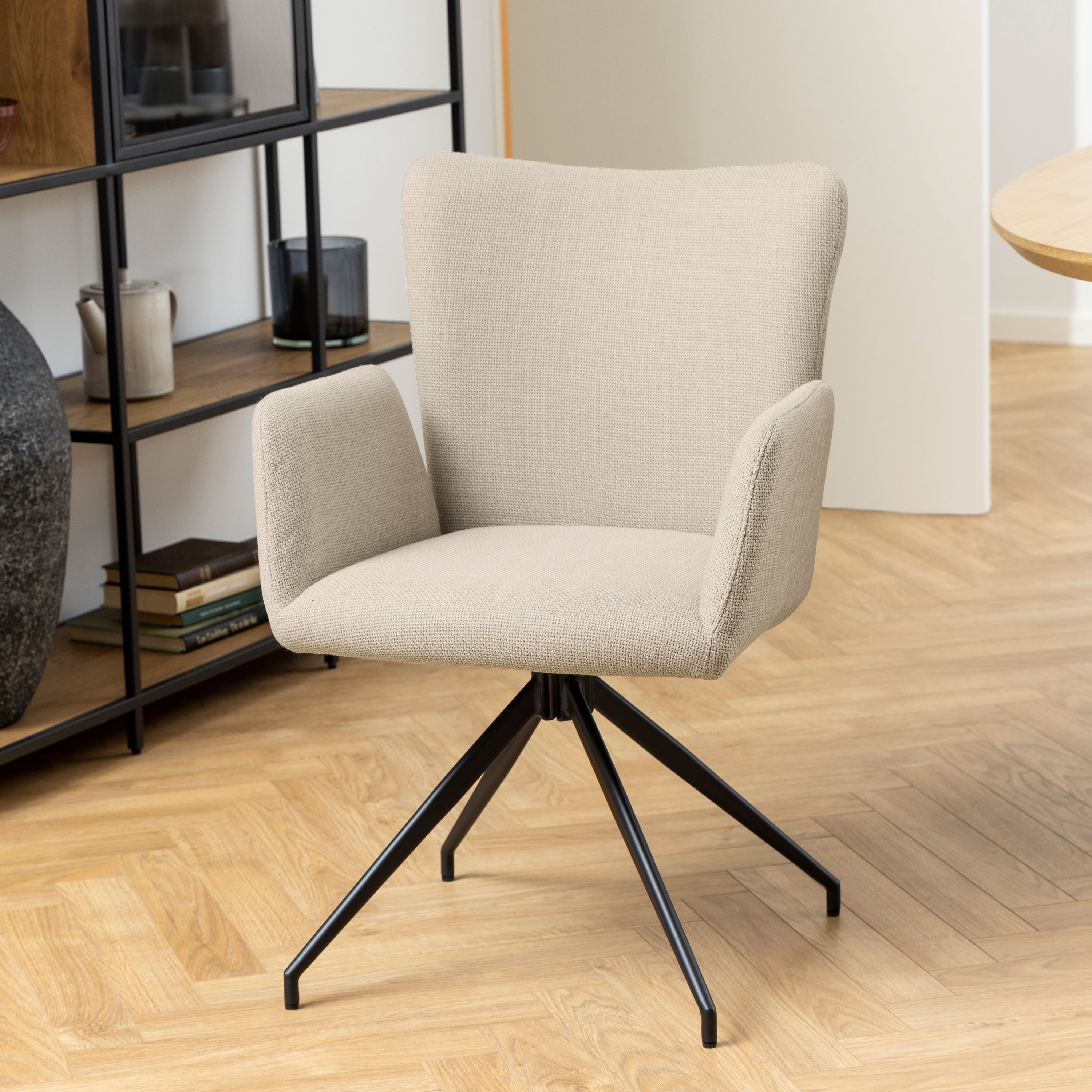 Blokker basic Linna Eetkamerstoel - Beige