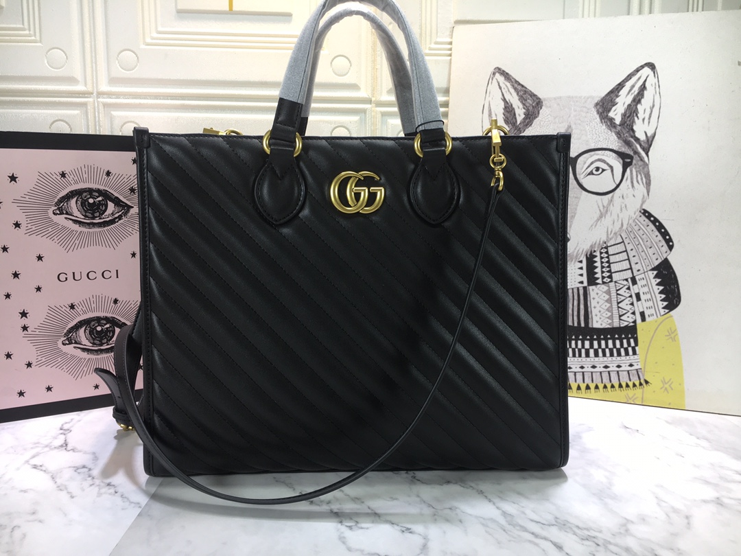 Replica Gucci Aaa-Marmont Medium Tote Bag1:1High-quality replica