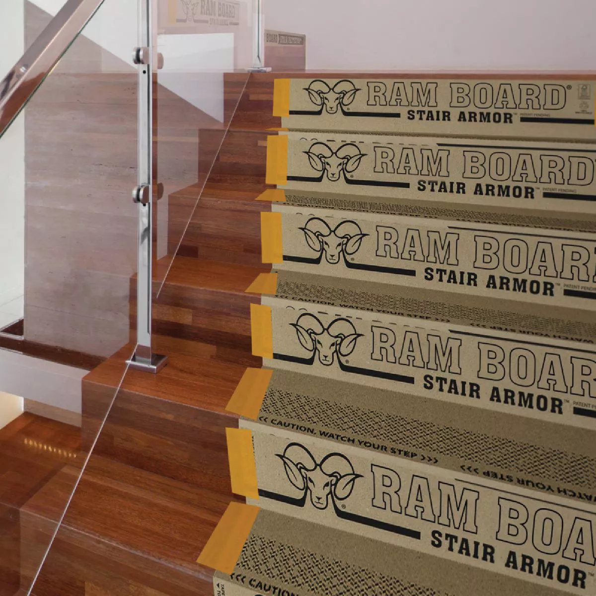 Ram Board Stair Armor 34 In. W x 19 In. H Stair Protector (6-Pack)
