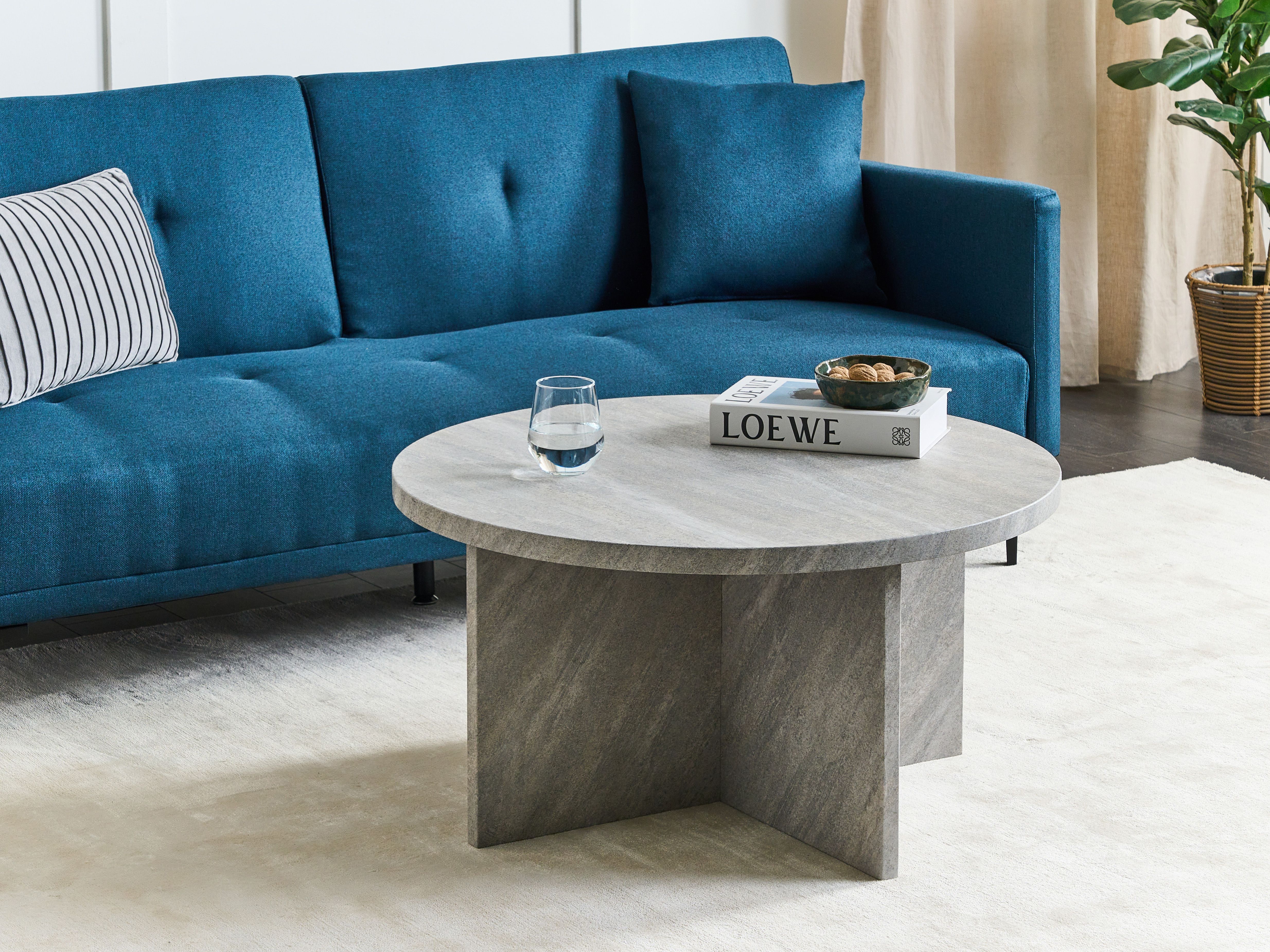 Coffee Table STANTON Grey Concrete Effect