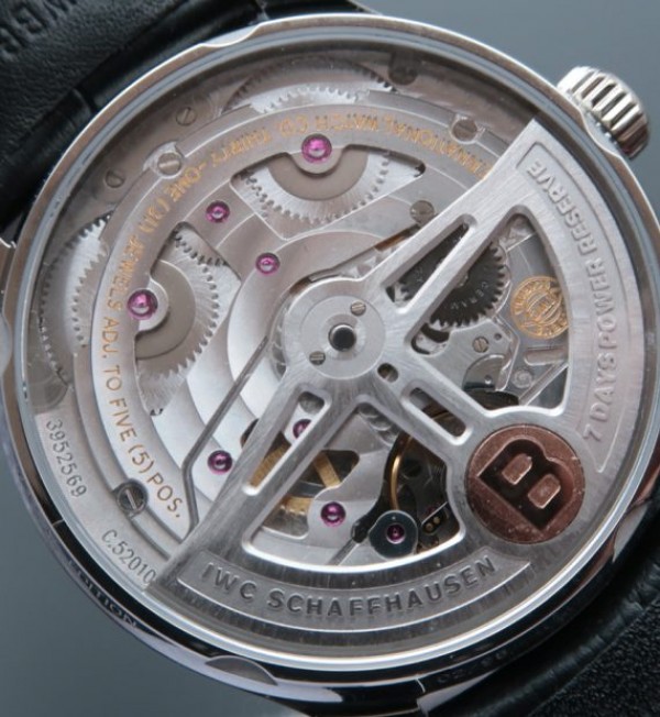 Replica IWC ZF Portuguese IW500708 Green Dial Rose Gold Markers A52010 V5 - Top club