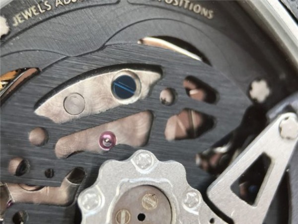 Replica Richard Mille RM011 Black Ceramic PVD Chrono Skeleton Dial Black Rubber Strap A7750 - Top club