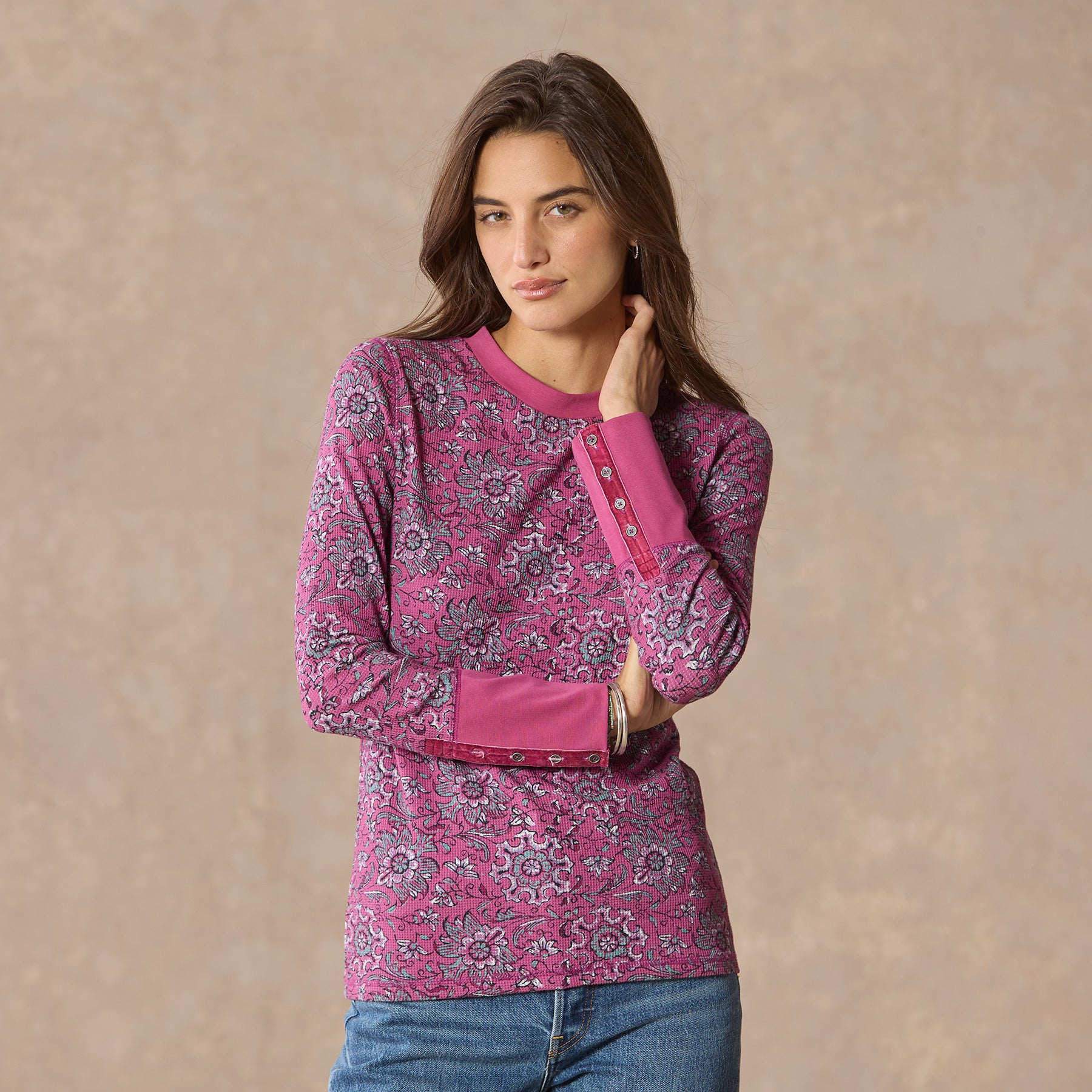 Meadow Mist Thermal, Petite - Sundance Clothing