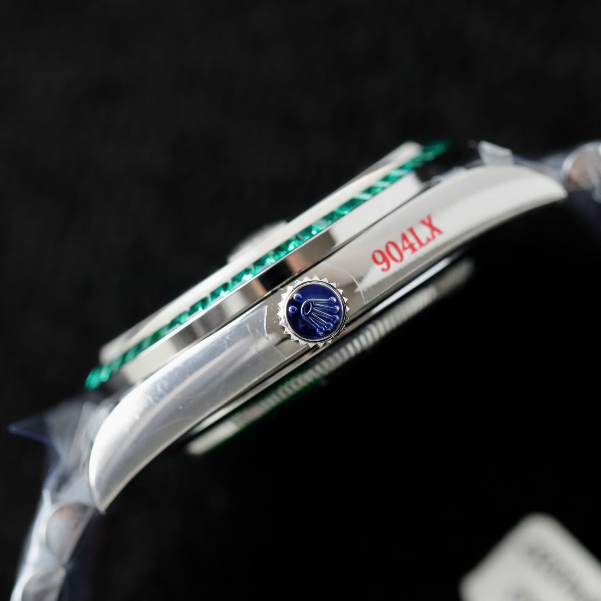 Rolex Day-Date Men Replica Watch Diamonds Moissanite + Sapphire Baguette Custom 40mm - Top club