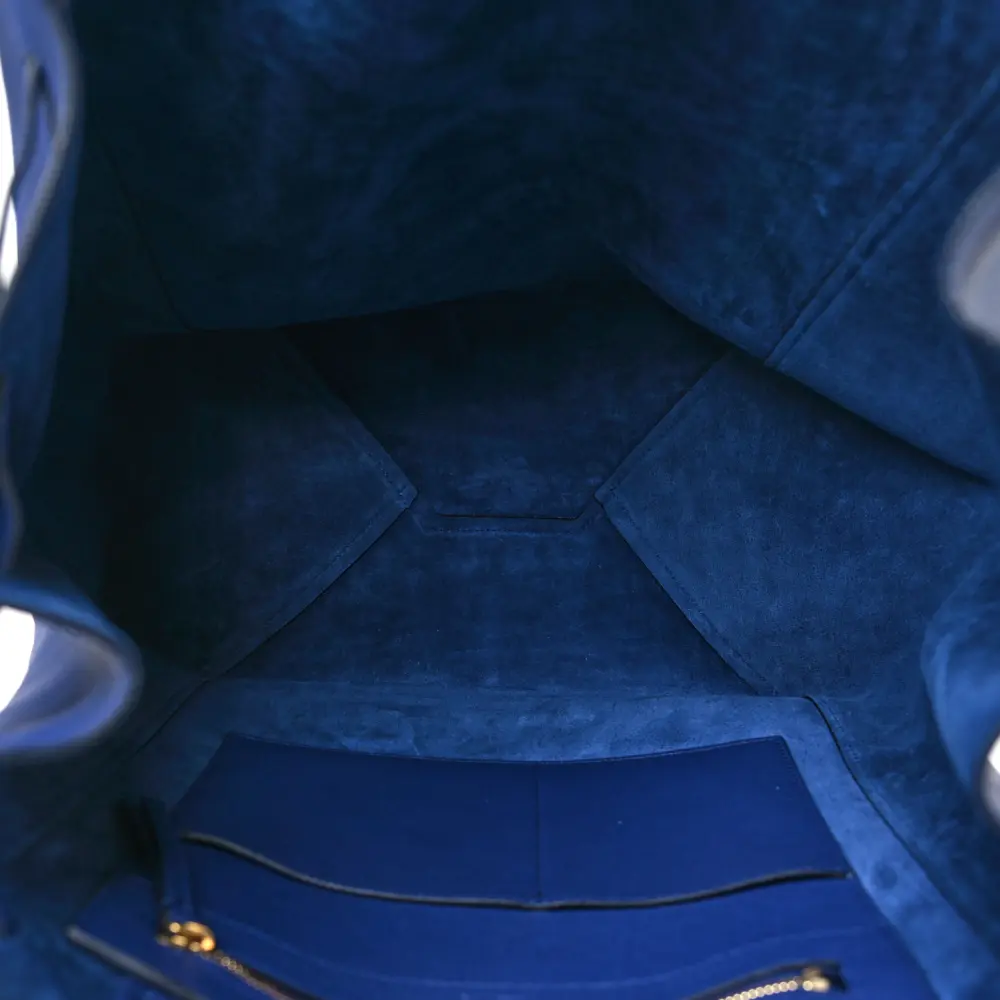 Superfake Handbags Celine Indigo Calfskin Leather Cabas Replica1:1High-quality replica