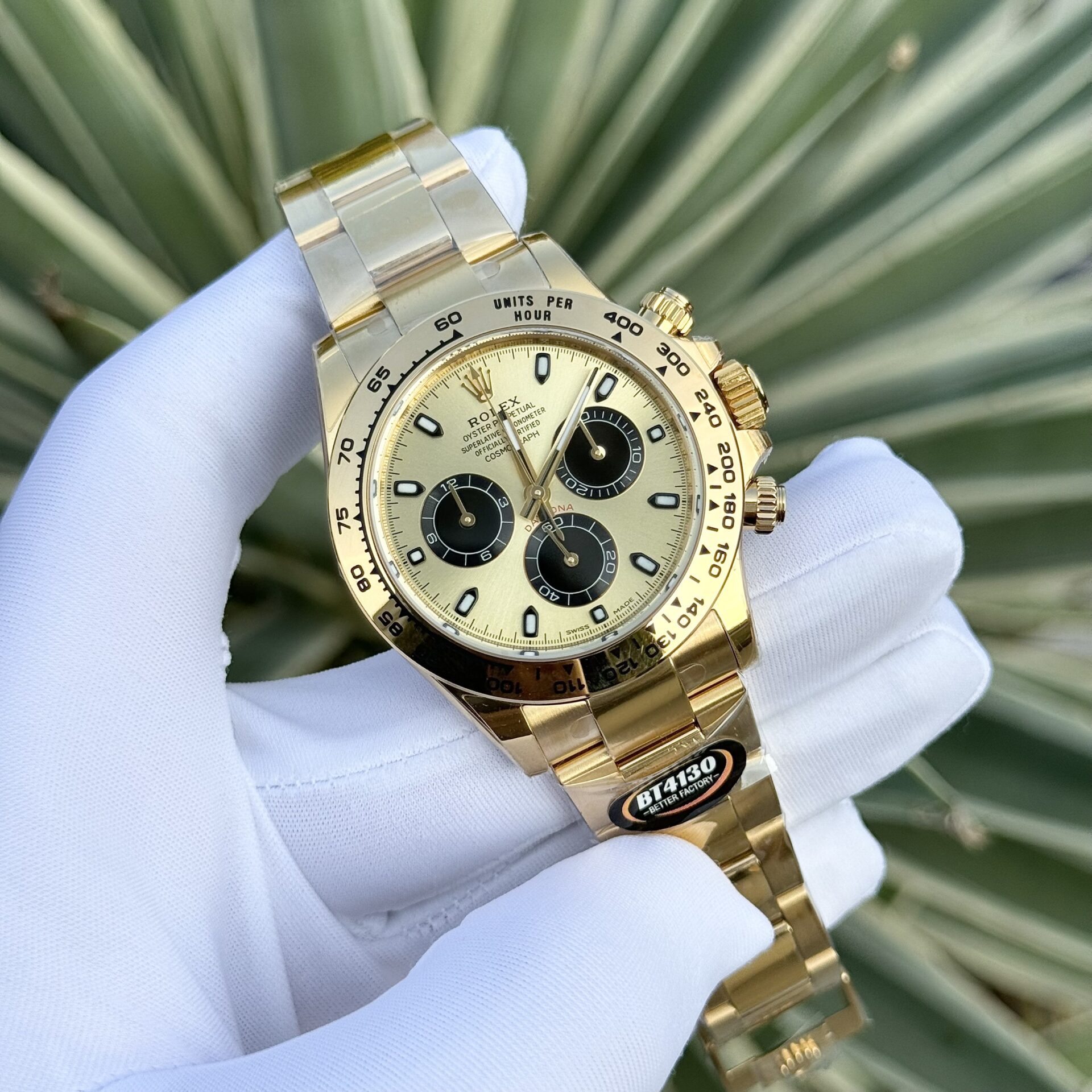 Rolex Daytona 116508 Replica Watch Yellow BT Factory 40mm - Elite Watch Atelier