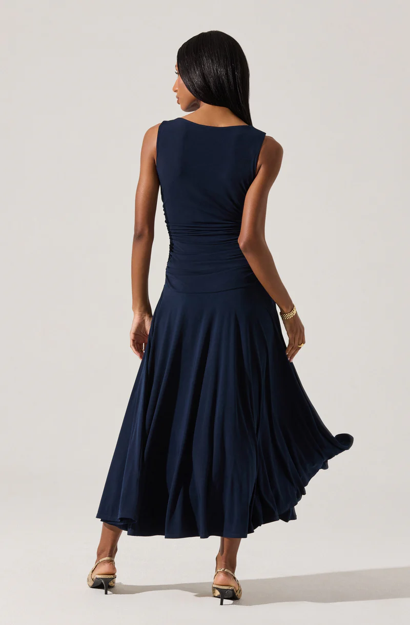 Melisandre High Neck Maxi Dress