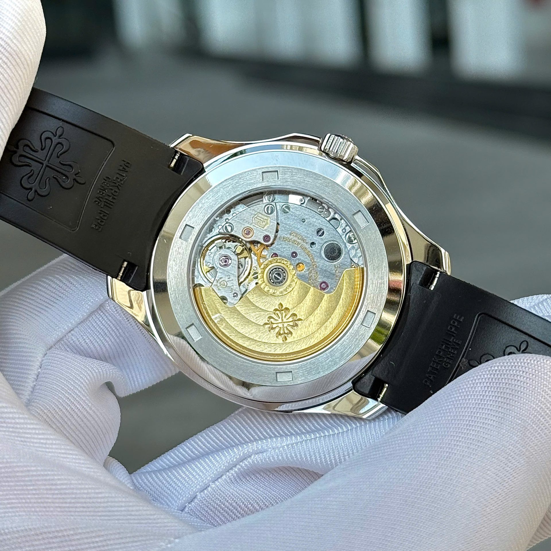 Patek Philippe Aquanaut 5167 Knock Off Watches Gray Dial Rubber Strap Custom BBF Factory 40mm - Top club