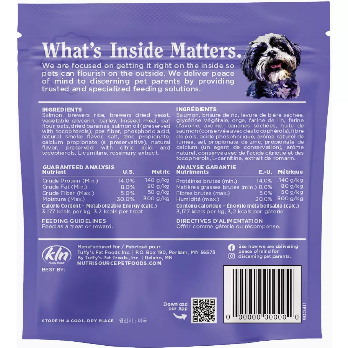 NutriSource Little Bites 6 Oz. Salmon Dog Treat
