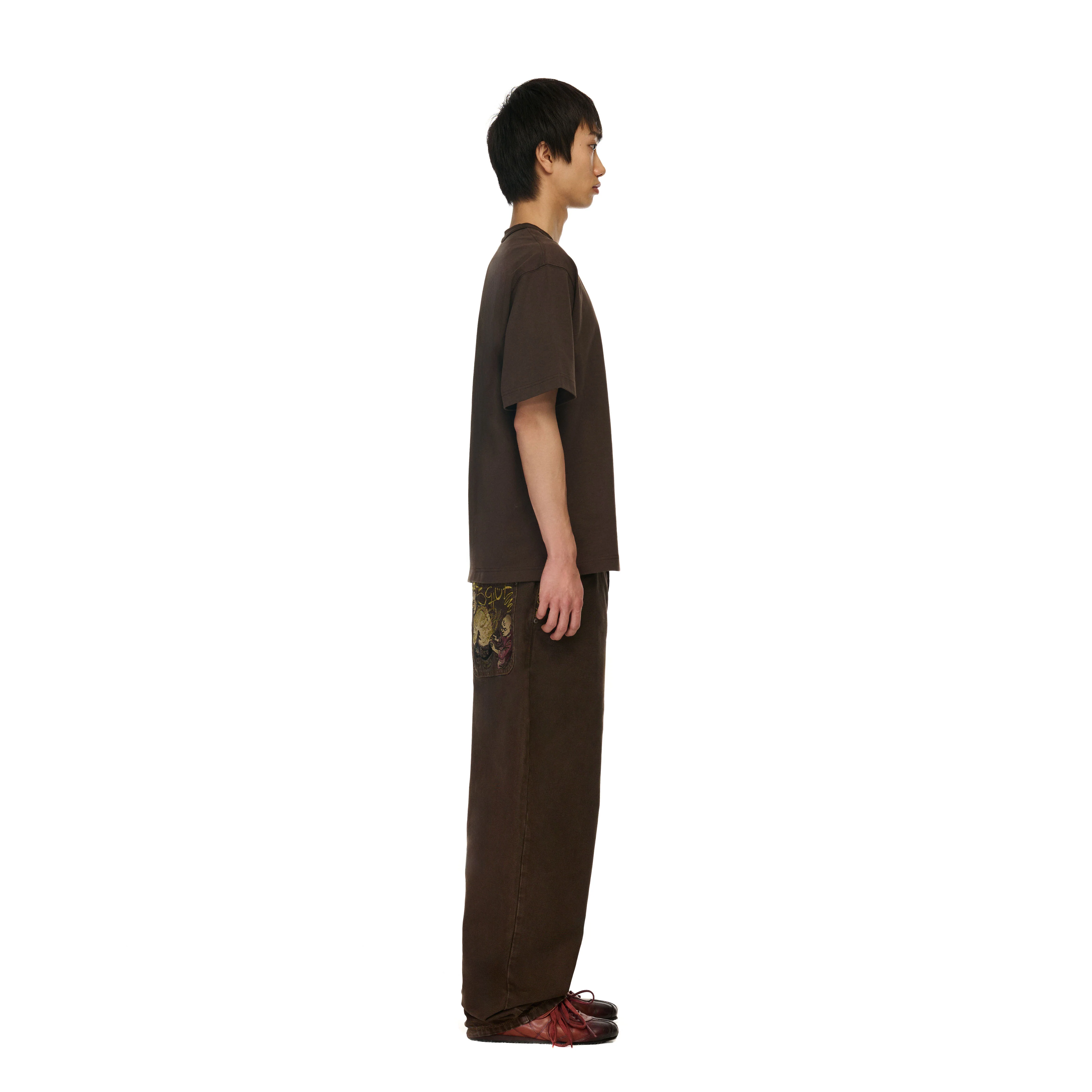 "yakuza" brown washed Denim