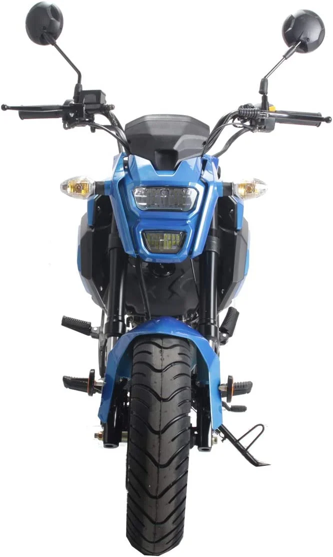 HHH Upgraded New 125cc Motorcycle Bike VADER 125 HELLCAT Dual Sports 125cc Motorcycle Bike Youth Adults Gas Motorcycle Big Headlights ( RED ) - Image 3
