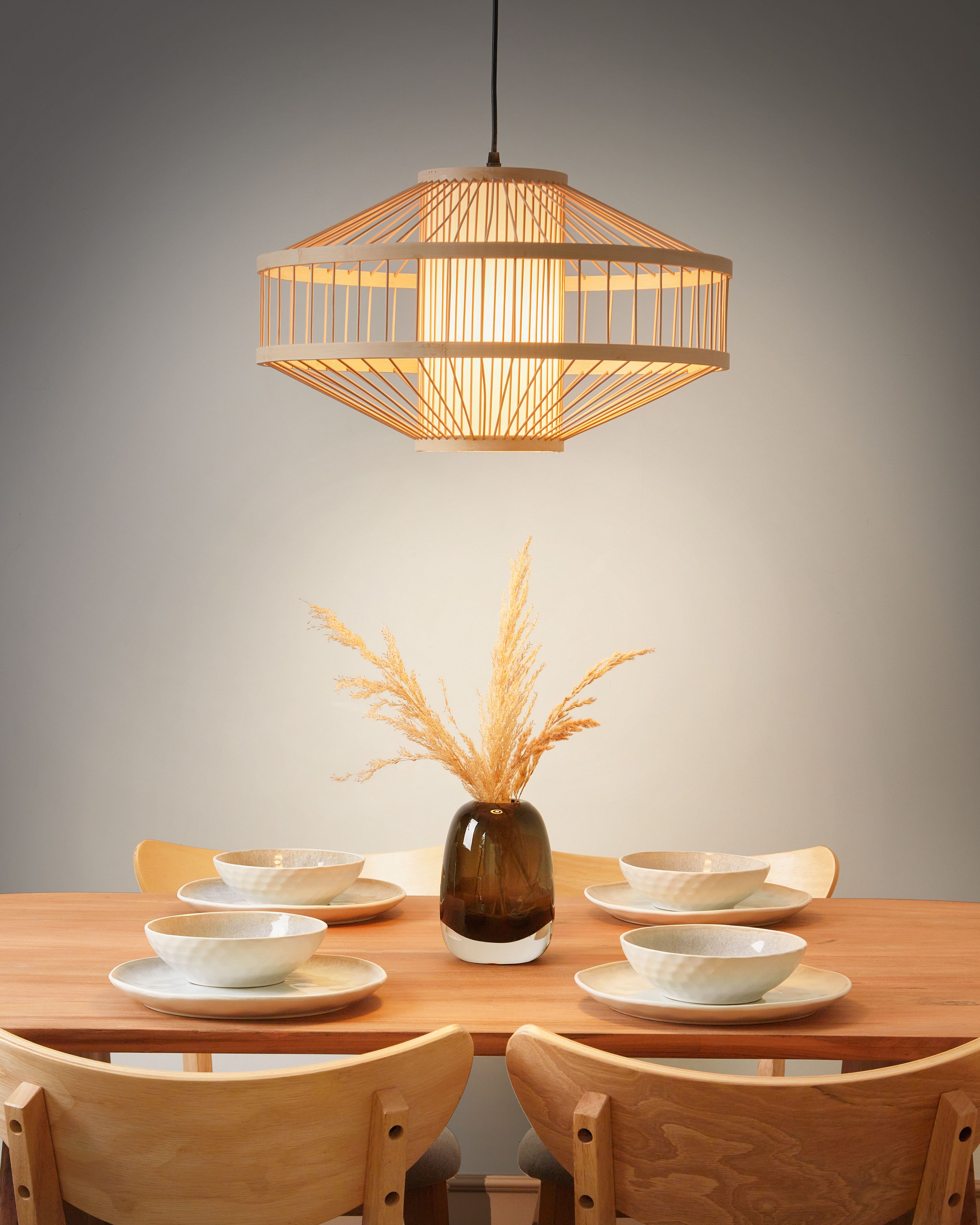 Pendant Lamp KARAJ Bamboo Natural
