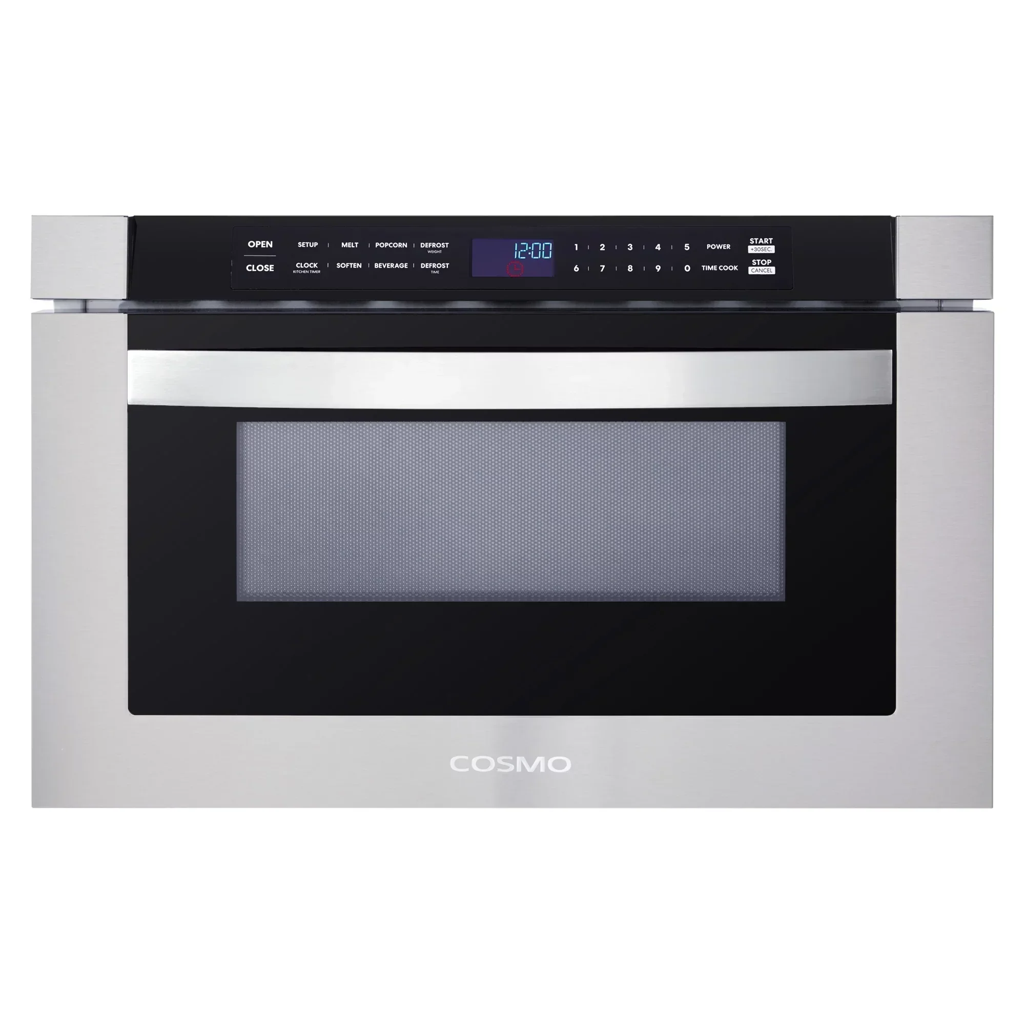 5-Piece Kitchen Package - 36in Gas Cooktop, 36in Range Hood, 30in Electric Wall Oven, 24in Microwave Drawer, French Door Refrigerator