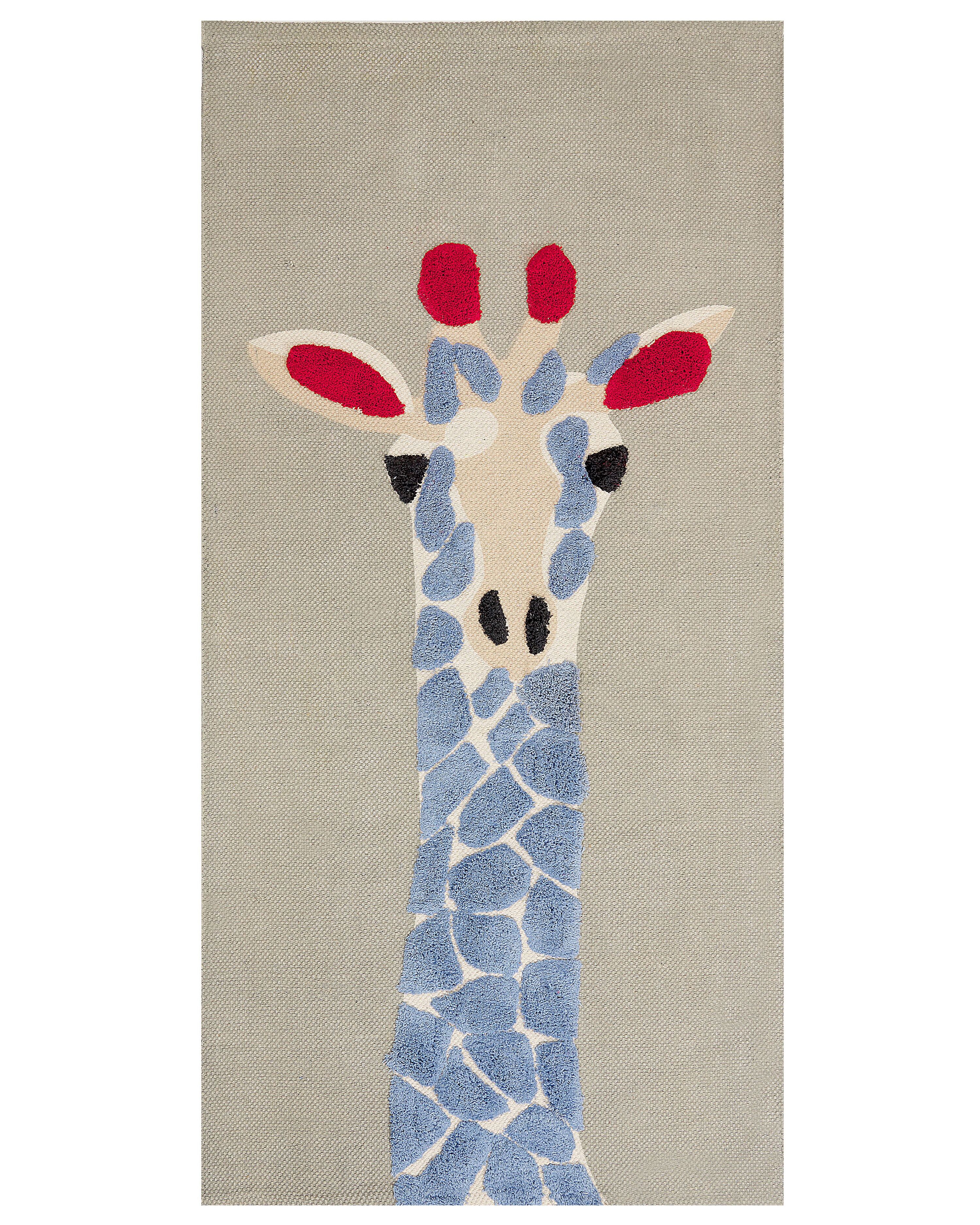 Kids Rug SAKUBO Multicolour 80 x 150 cm Cotton