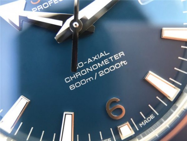 Replica Omega Planet Ocean Professional Blue Liquidmetal Bezel 45mm OMF SS Bracelet A8500 - Top club