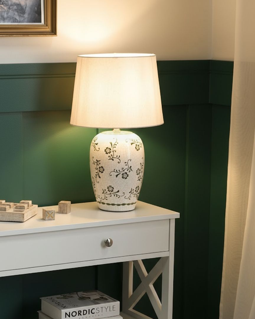 Table Lamp JINNY Ceramic White