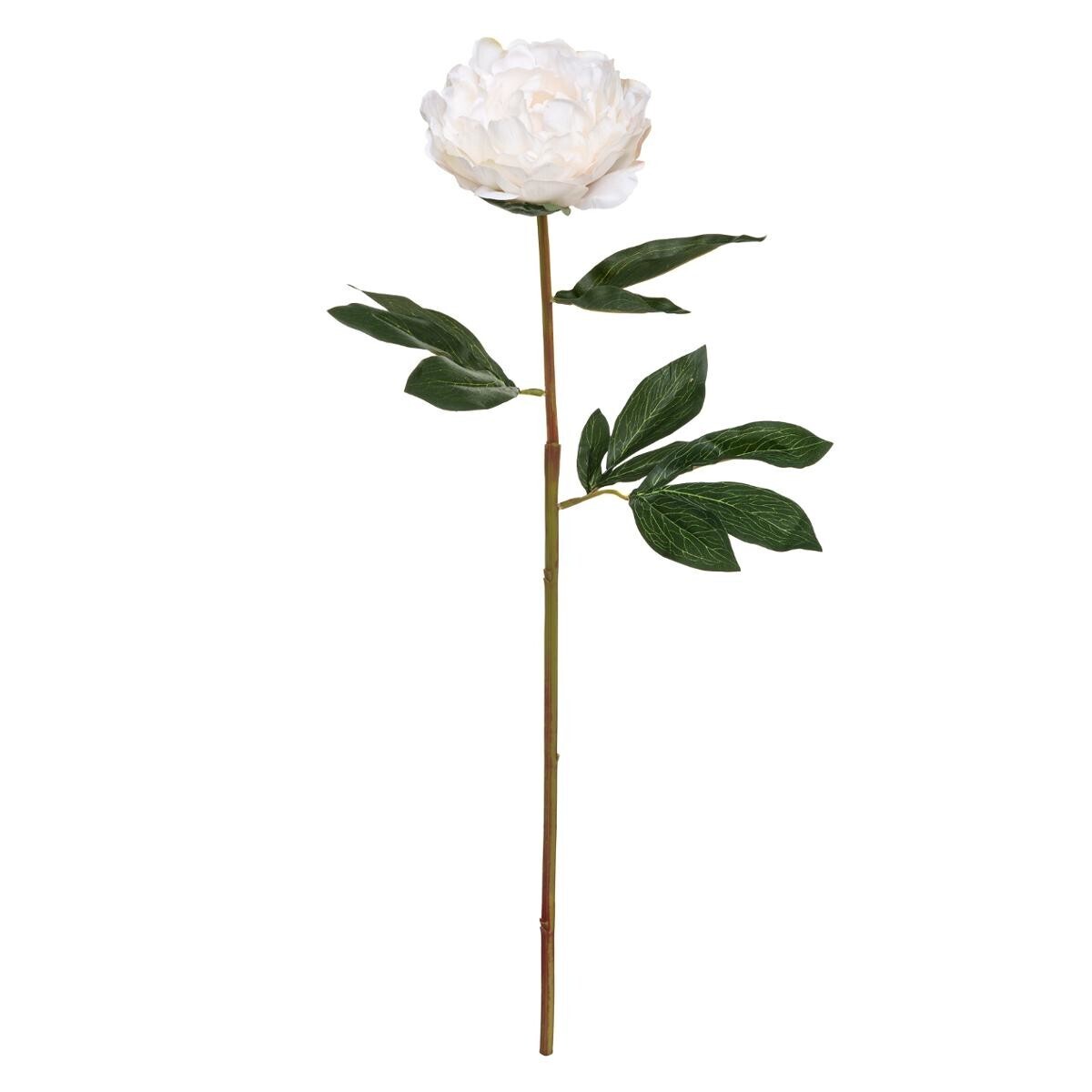 Artificial peony stem H.68 cm
