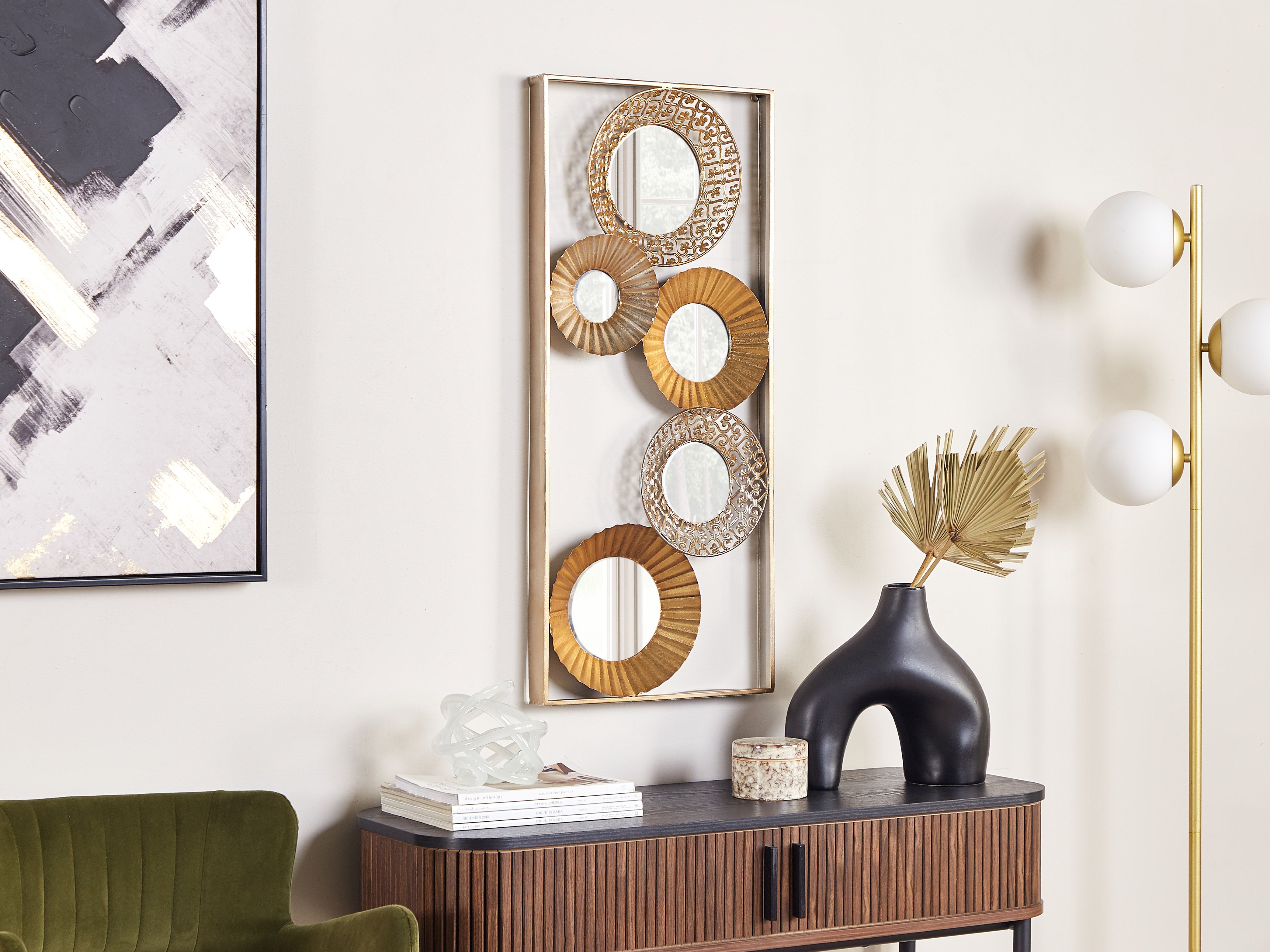 Wall Decor MAICOBA Metal 90 cm Gold