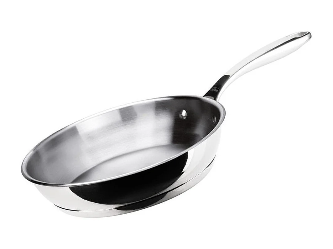 Poele - INOXIBAR - Ø 24 cm - Manche ergonomique - Tous feux dont induction - Inox