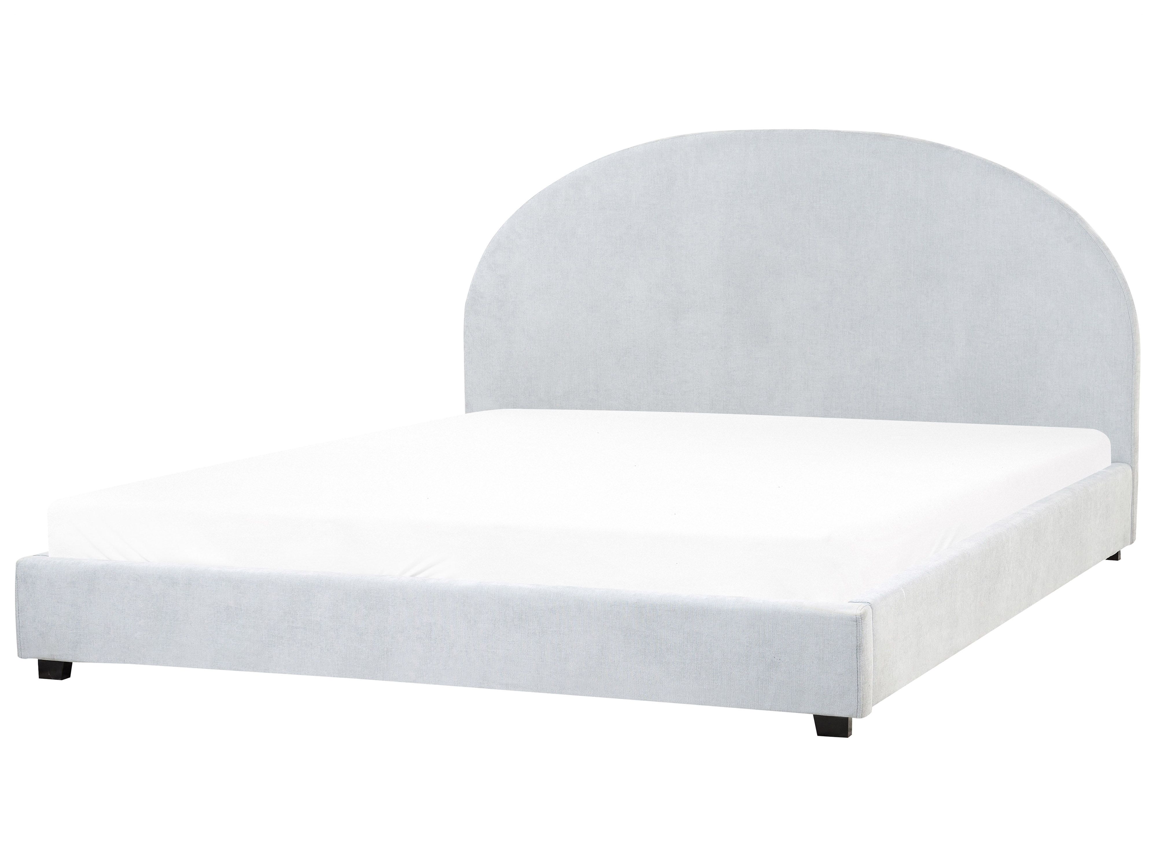 Bed Chenille VAUCLUSE 180 x 200 cm (EU Super King) Light Blue