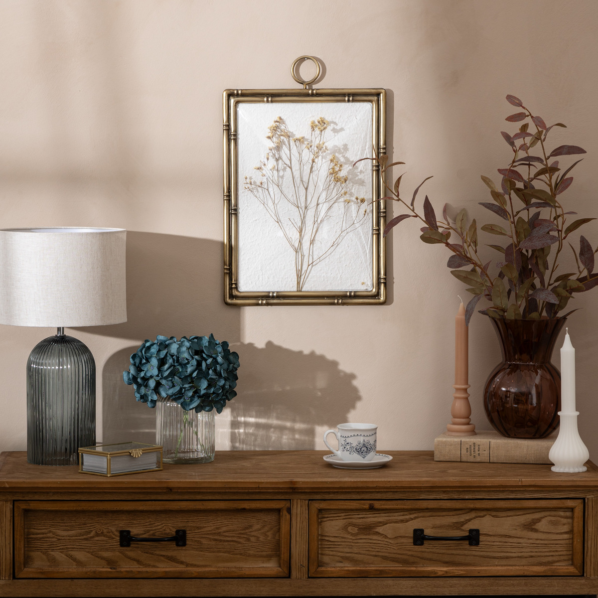 Flower wall art "Jonas" 46x30 cm