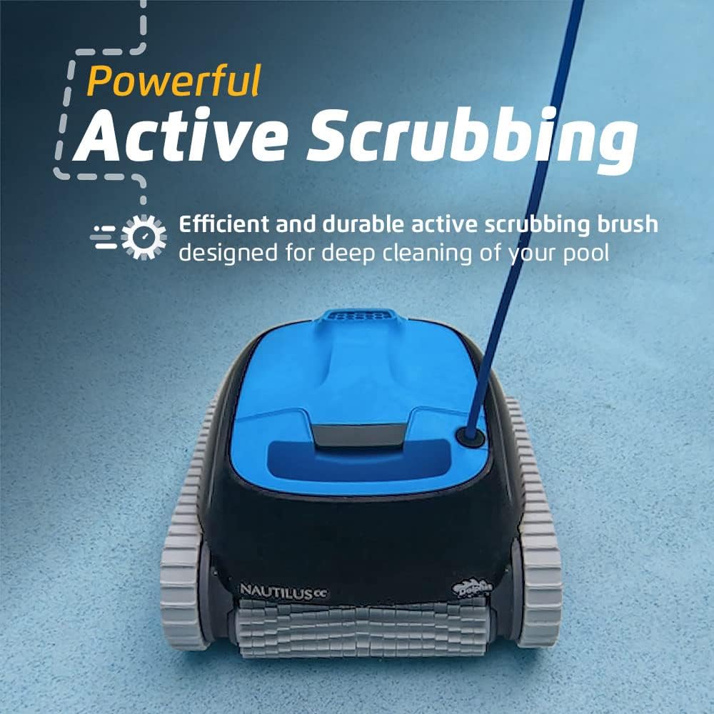 Dolphin Nautilus CC Automatic Robotic Pool Vacuum Cleaner With Caddy For In-Ground Pools Up To 33 FT - Image 6 Dolphin Nautilus CC Automatic Robotic Pool Vacuum Cleaner With Caddy For In-Ground Pools Up To 33 FT - Image 6