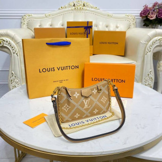 Louis Vuitton Monogram Empreinte Easy Pouch On Strap Arizona Beige1:1High-quality replica