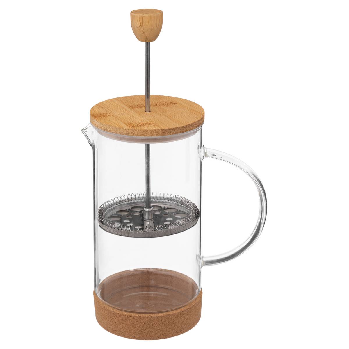 "Bamboo" Coffee Maker 1000 ml, Transparent