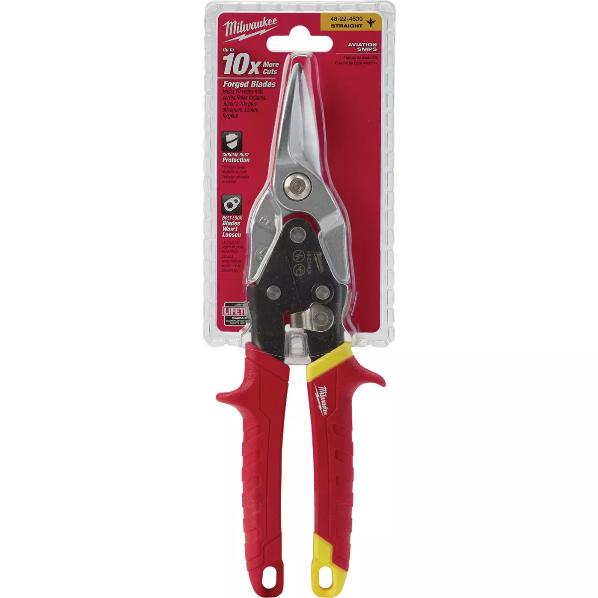 Milwaukee Straight Cut Aviation Snips
