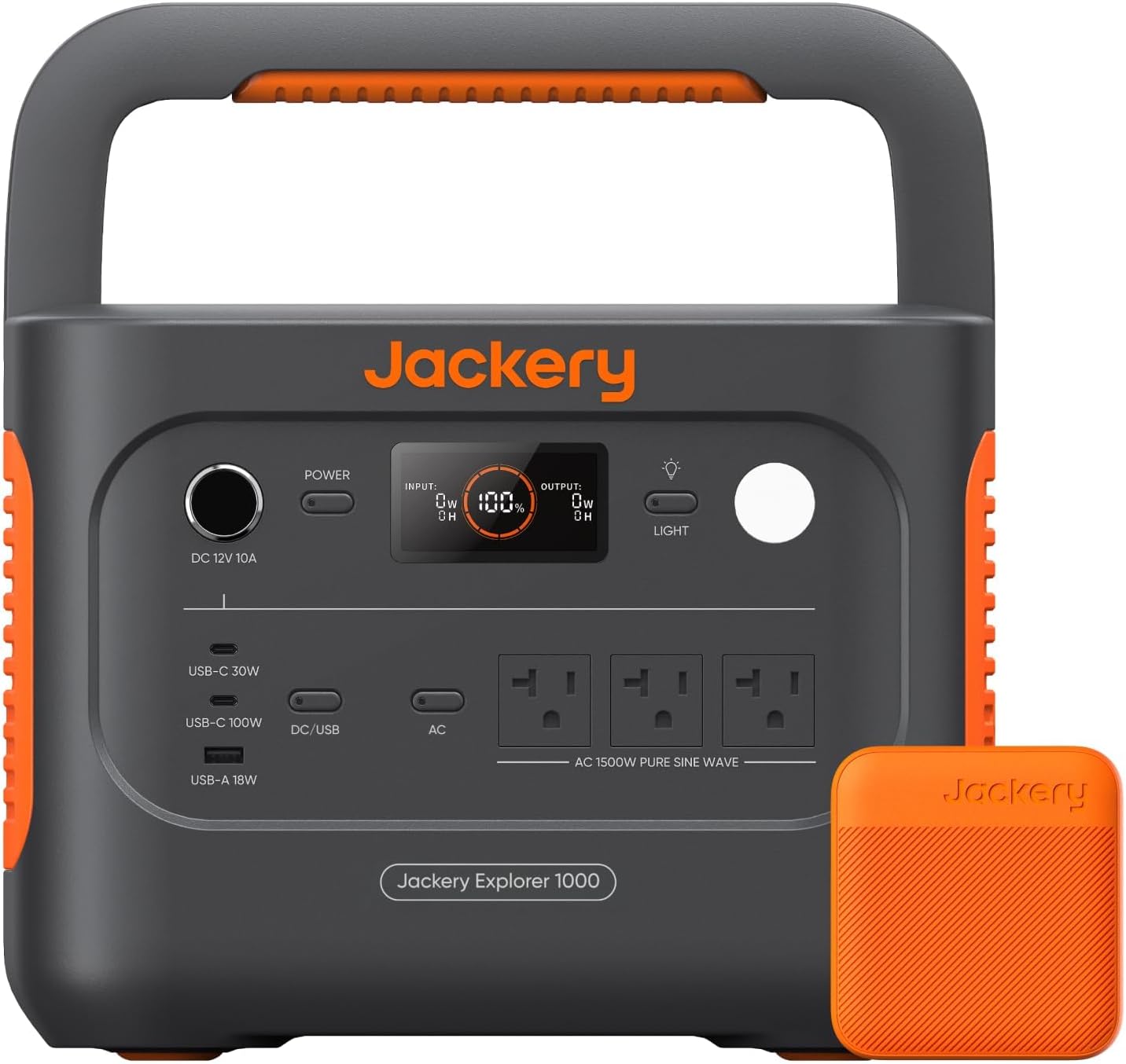 Jackery Solar Generator 1000 v2 with 200W Solar Panel,1070Wh Portable Power Station LiFePO4 Battery,1500W AC/100W USB-C Output, 1Hr Fast Charge for Outdoor,Off-Grid Living,RV,Emergency - Wholesale & Influencer