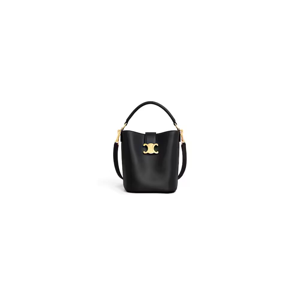 CELINE SMALL BUCKET LOUISE IN SMOOTH CALFSKIN(HIGH-END GRADE)1:1High-quality replica