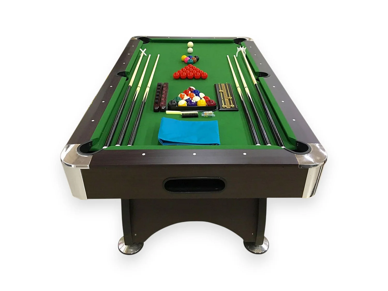 Table de billard 7 pieds avec accessoires complets – Iron Green