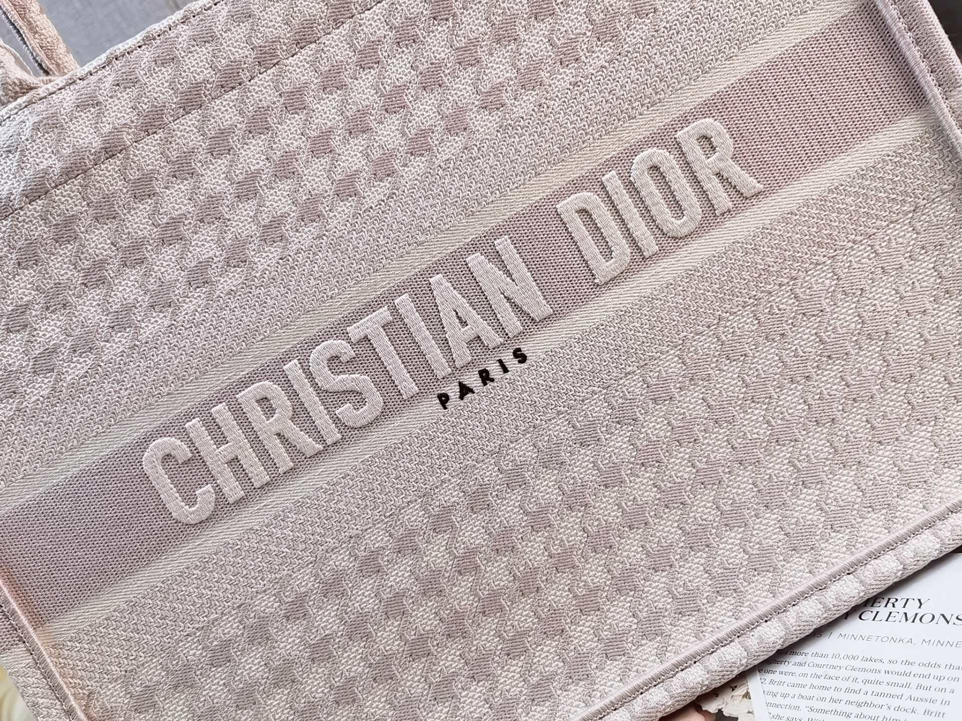 Christian Dior Medium Dior Book Tote Pink , For Women, Women’s Handbags 14in/36cm CD1:1High-quality replica
