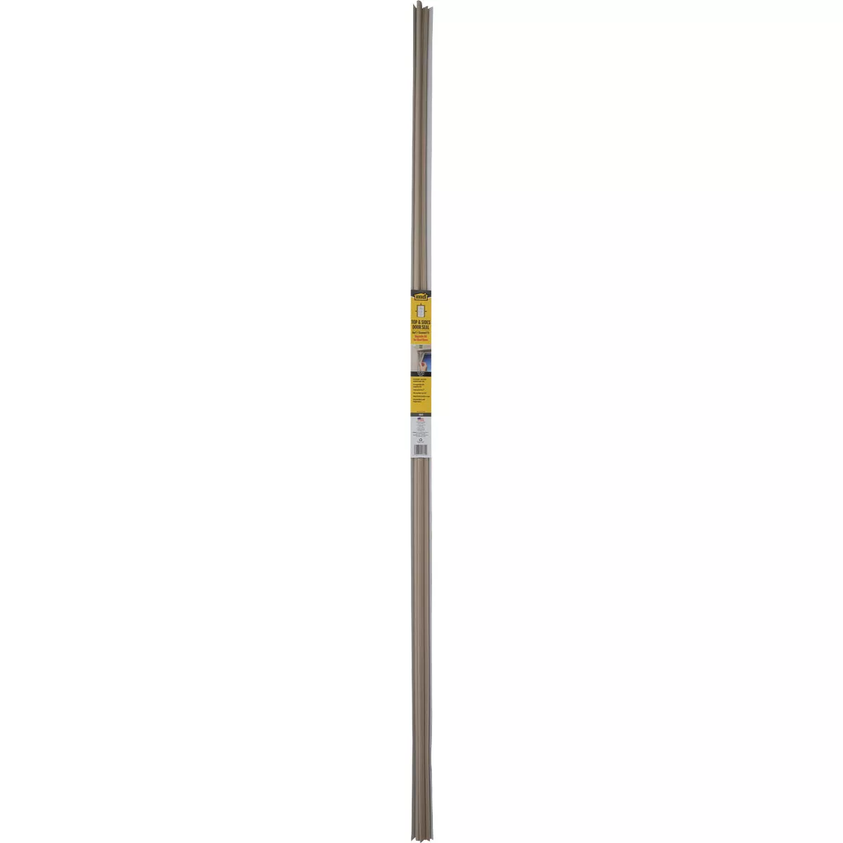 M-D Building Products 81 In. Beige Vinyl with Magnetic Strip Top and Sides Door Seal Kit for Steel Doors