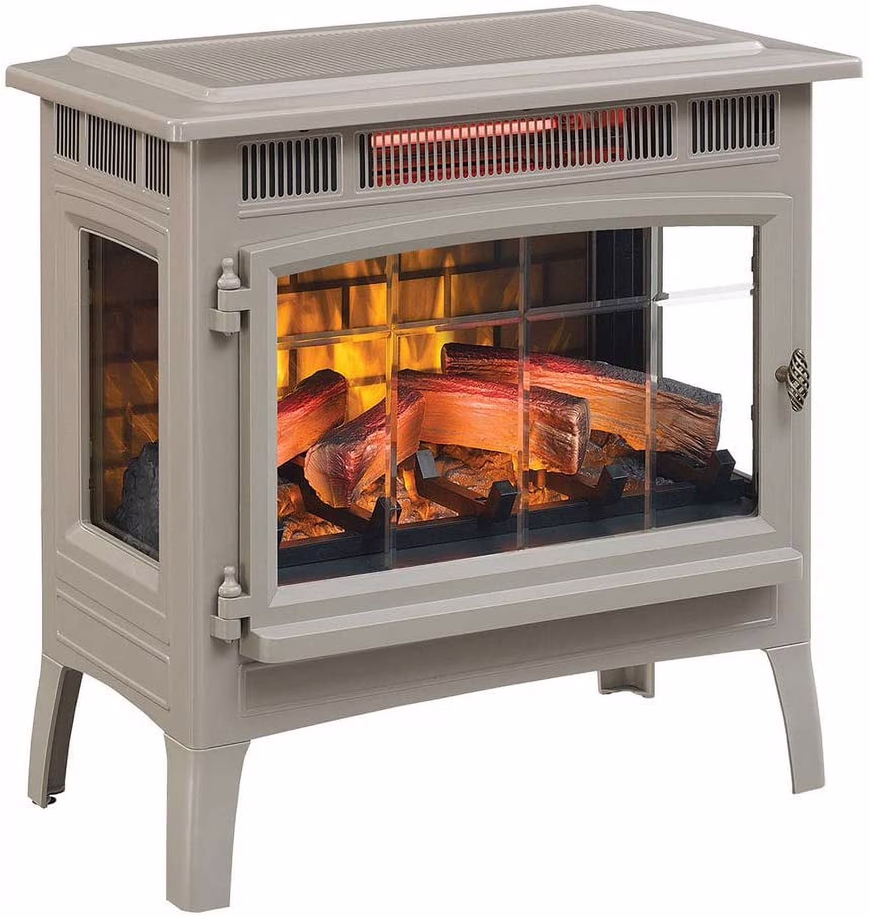 Duraflame 3D Black Infrared Electric Fireplace Stove with Remote Control - DFI-5010-01 - Image 7