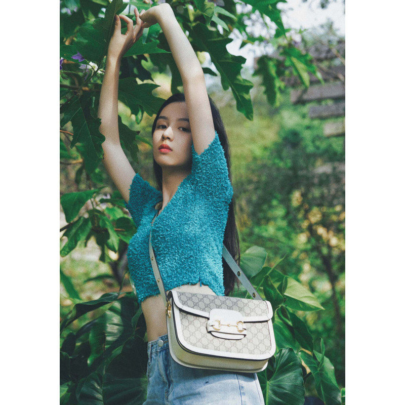 Replica Gucci 1955 Horsebit Gg Supreme Shoulder Bag 6022041:1High-quality replica