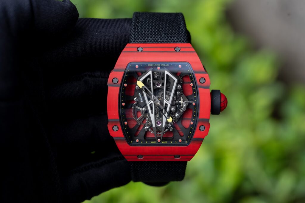 Richard Mille Replica 1:1 Watch RM27-03 Full Carbon Red  44mm - Top club