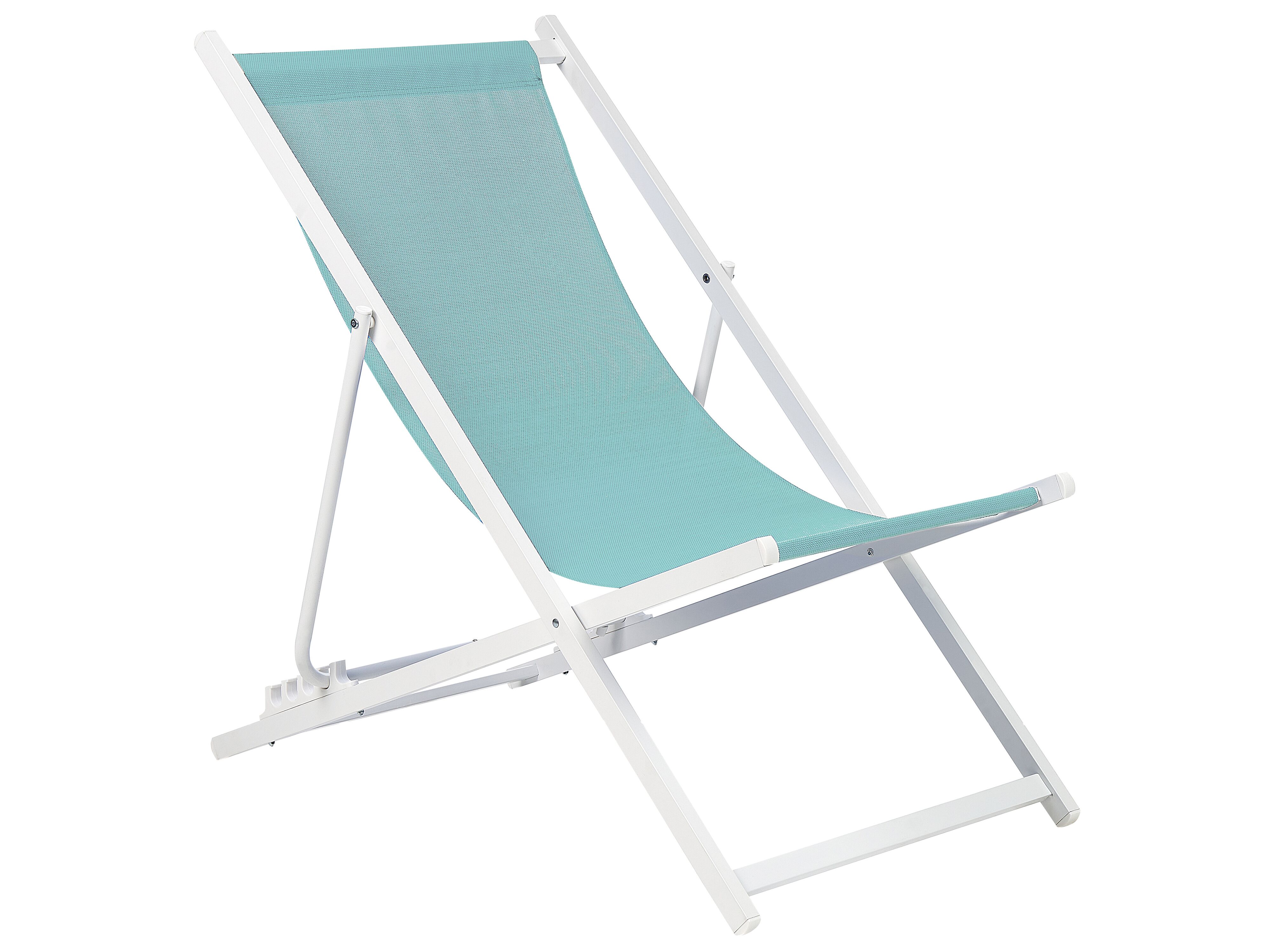 Folding Deck Chair LOCRI II Metal Turquoise